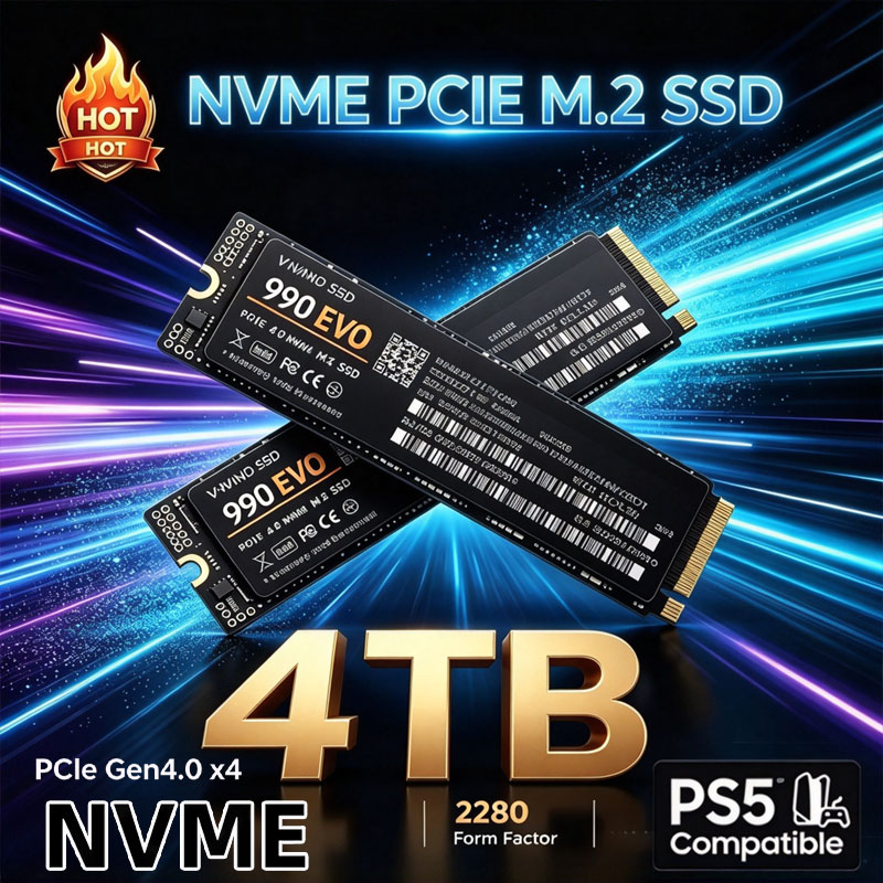 990 EVO Gaming M.2 NVMe SSD PC – M.2 Nvme 4Tb Pcie 4.0 Ssd Bewertung und Preis