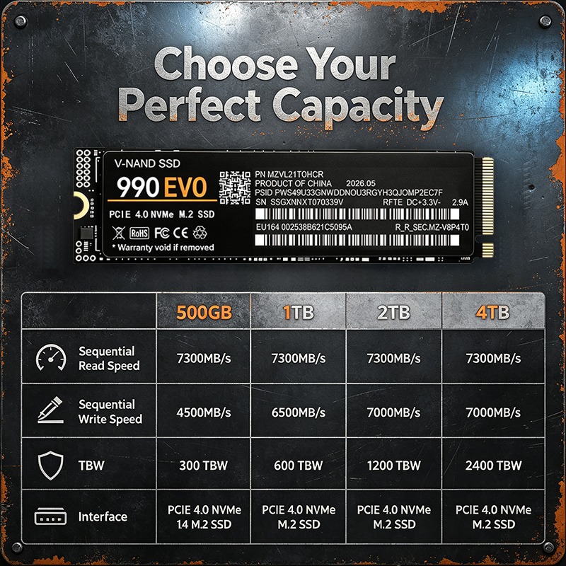 990 EVO M.2 2280 NVMe PCIe 4.0 – M.2 Nvme 4Tb Pcie 4.0 Ssd Bewertung und Preis